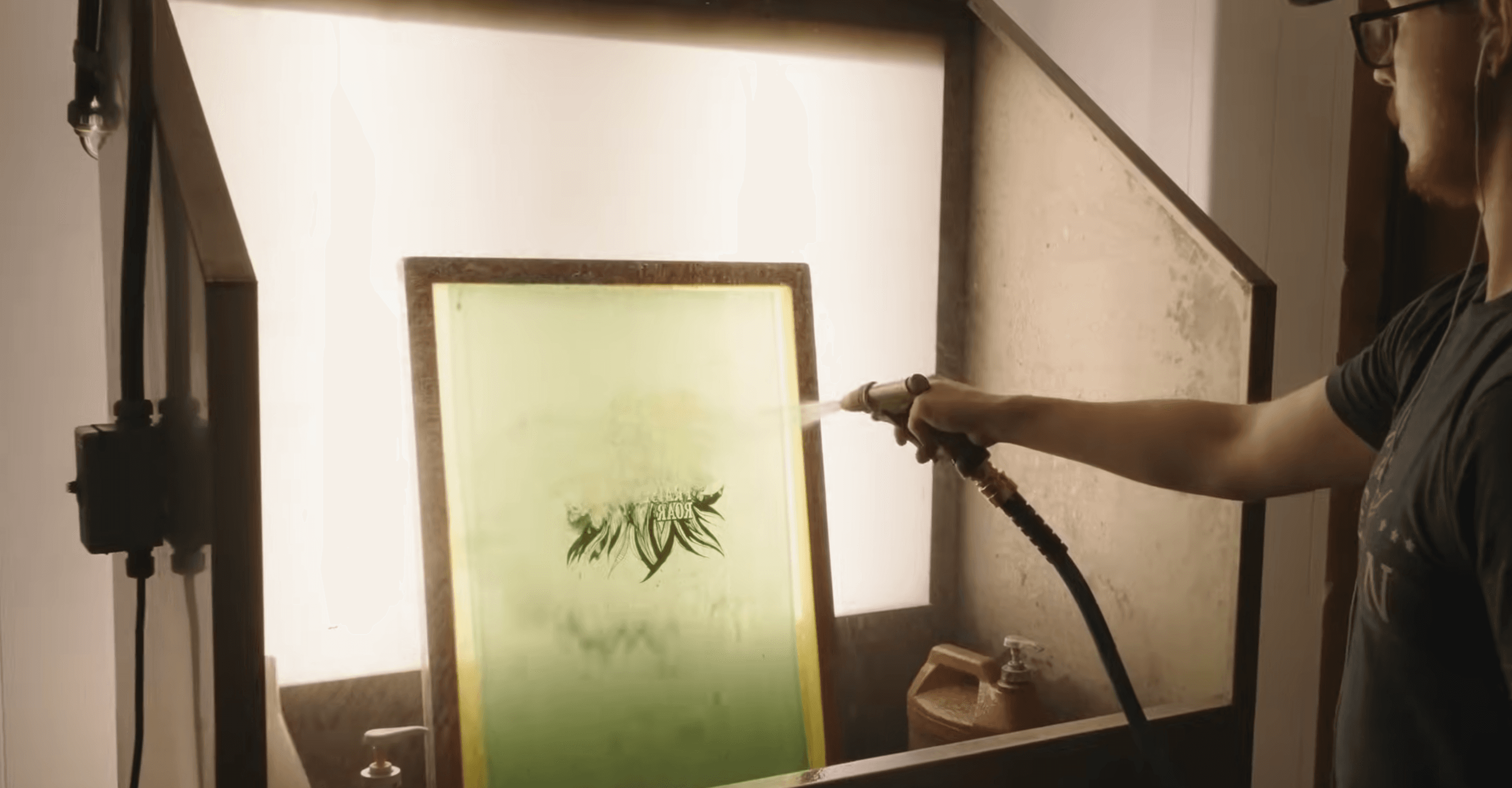 Screen washout